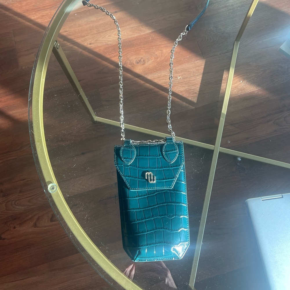 Maje women’s purse in green blue